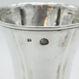 19th Century Austro-Hungarian Sterling Silver Floral Wine Goblet Antique 1833 Vienna