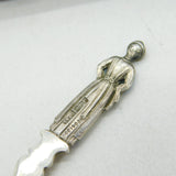 WW1 Sterling Silver Enamel Nurse Pattern Teaspoons Antique 1914 Birmingham