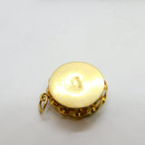 9ct Yellow Gold Working Compass Fob or Pendant Vintage 1967 London