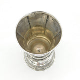19th Century Austro-Hungarian Sterling Silver Floral Wine Goblet Antique 1833 Vienna