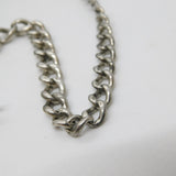 Victorian Sterling Silver Double Albert Watch Chain Antique 1898 Birmingham