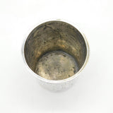 17th Century Sterling Silver Provincial Floral Beaker Antique c1650 'TR' Punch