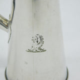 Victorian Sterling Silver Miniature Café Chocolate Pot Antique 1896 London