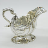 William IV Pair of Sterling Silver Rococo Sauce Boats Antique 1832 London