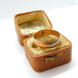 Edwardian 9ct Rose Gold Wedding Band Ring Antique c1910