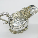 William IV Pair of Sterling Silver Rococo Sauce Boats Antique 1832 London