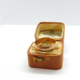 Edwardian 9ct Rose Gold Wedding Band Ring Antique c1910