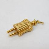 9ct Yellow Gold King Henry VIII Charm Pendant Vintage 1972 Birmingham