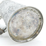 Queen Anne Britannia Standard Silver Floral Coffee Pot Antique 1712 London