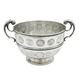 Sterling Silver Two-Handled Early Coin Set Trophy Cup Antique 1903 London