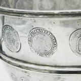 Sterling Silver Two-Handled Early Coin Set Trophy Cup Antique 1903 London