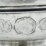 Sterling Silver Two-Handled Early Coin Set Trophy Cup Antique 1903 London