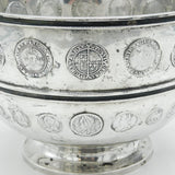 Sterling Silver Two-Handled Early Coin Set Trophy Cup Antique 1903 London