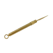 9ct Yellow Gold Engine Turned Propelling Toothpick Vintage 1975 Birmingham