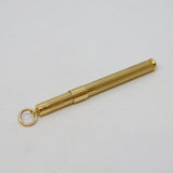 9ct Yellow Gold Engine Turned Propelling Toothpick Vintage 1975 Birmingham