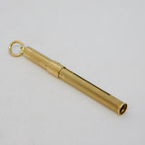 9ct Yellow Gold Engine Turned Propelling Toothpick Vintage 1975 Birmingham