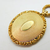 Regency 15ct Gold Cased Watercolour Mourning Pendant Locket c1830 Antique