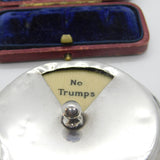 Sterling Silver Trumps Cards Marker Antique 1923 Birmingham Lawrence Emanuel