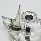 George IV Sterling Silver Floral Candle Chamberstick Antique 1826 London