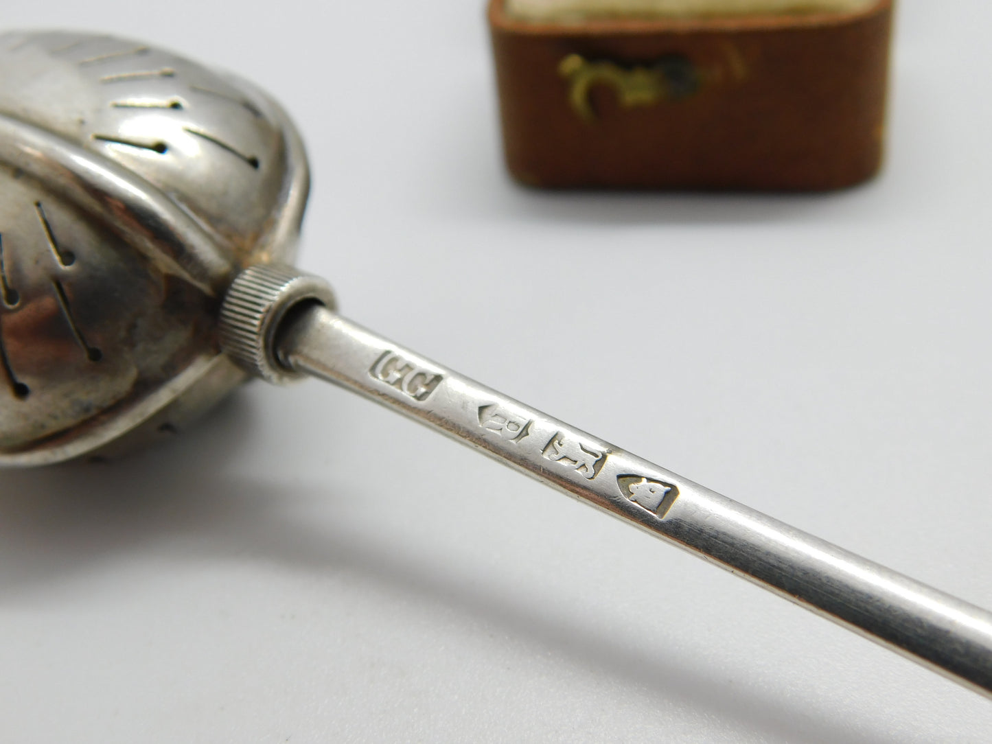 Victorian Sterling Silver 'Teaette' Tea Infuser Spoon 1892 London George Gray