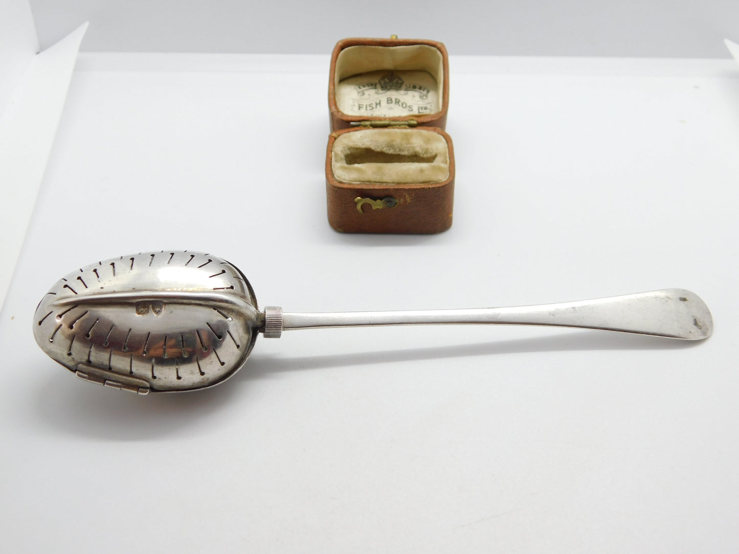 Victorian Sterling Silver 'Teaette' Tea Infuser Spoon 1892 London George Gray