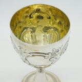 Irish George III Sterling Silver Floral Goblet Chalice Antique 1797 Dublin