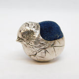 Edwardian Sterling Silver Baby Chick Pin Cushion Antique 1908 Chester S. Mordan