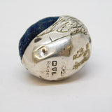 Edwardian Sterling Silver Baby Chick Pin Cushion Antique 1908 Chester S. Mordan