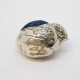 Edwardian Sterling Silver Baby Chick Pin Cushion Antique 1908 Chester S. Mordan