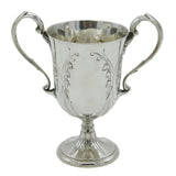 Victorian Sterling Silver Lily Pattern Loving Cup Antique 1859 London