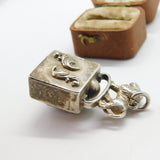 Victorian Australian Large Sterling Silver Carnelian Set Lion Pendant c1890