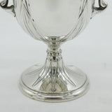 Victorian Sterling Silver Lily Pattern Loving Cup Antique 1859 London
