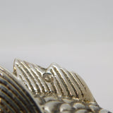Spanish Sterling Silver Fish Form Incense Oil Burner Antique c1920 Art Deco