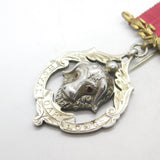 Edwardian Sterling Silver Royal Oak Lodge RAOB Masonic Medal 1908 Birmingham