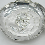 Edwardian Pair of Sterling Silver Artful Dodger, Oliver Dishes Antique 1906 Birmingham