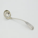 Scottish Provincial Dundee Sterling Silver Fiddle Thread Ladle c1820 Georgian