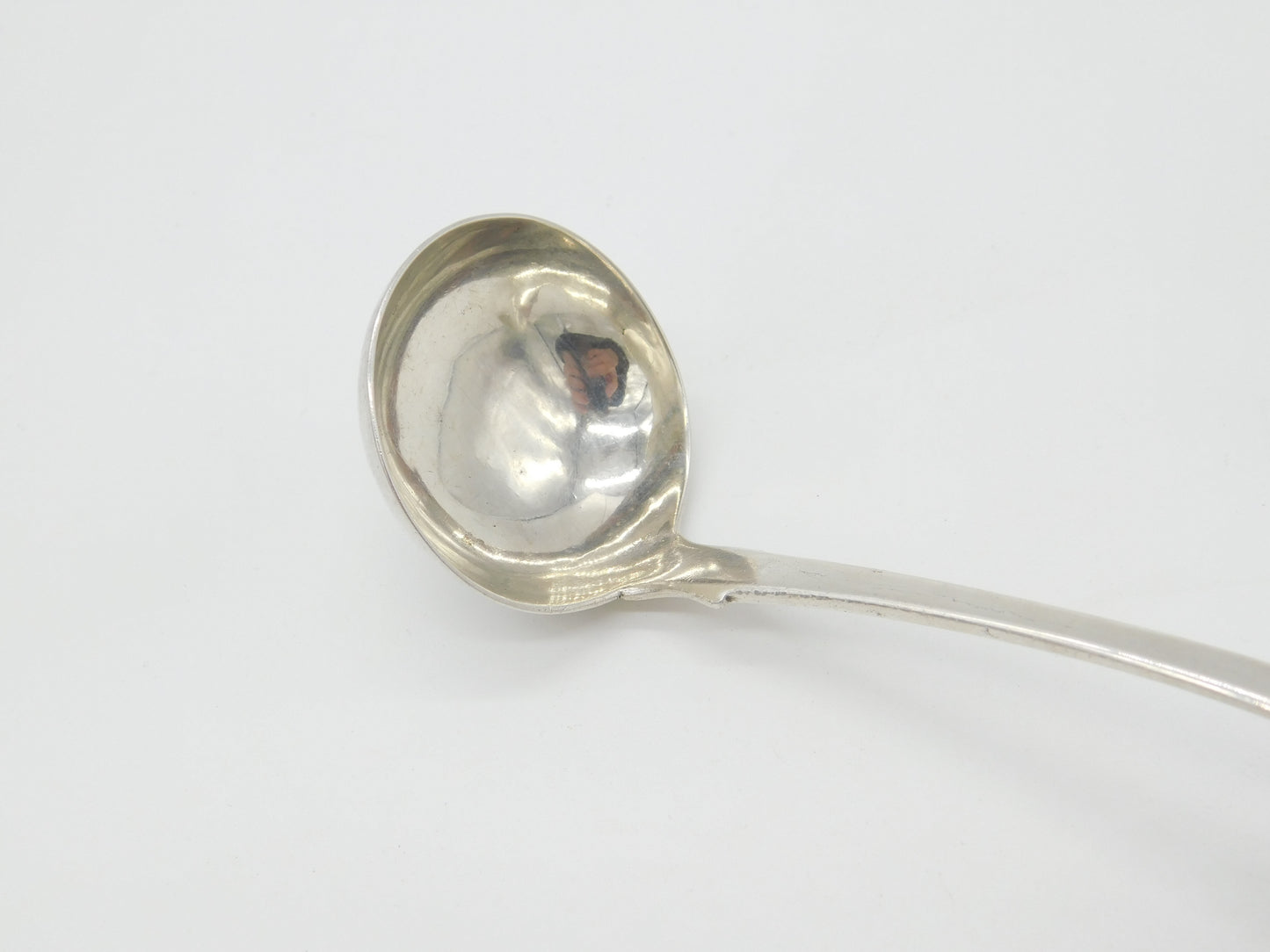 Scottish Provincial Dundee Sterling Silver Fiddle Thread Ladle c1820 Georgian