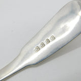 Scottish Provincial Dundee Sterling Silver Fiddle Thread Ladle c1820 Georgian