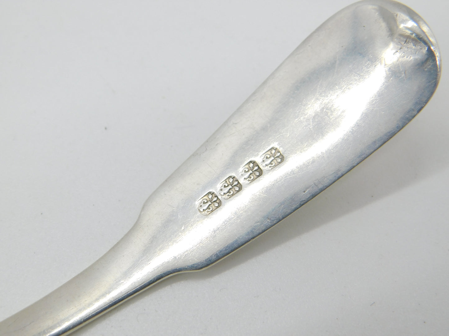 Scottish Provincial Dundee Sterling Silver Fiddle Thread Ladle c1820 Georgian