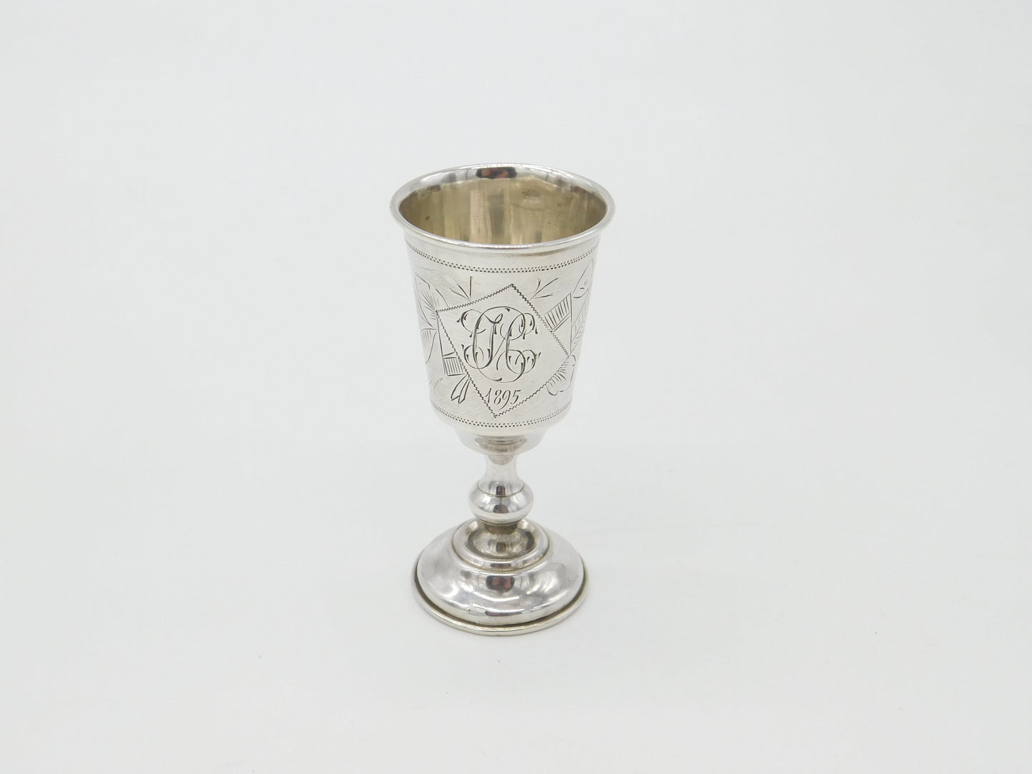 Anatoliì Apollonovich Artsibashev Russian Silver Kiddush Cup Antique 1895 Victorian