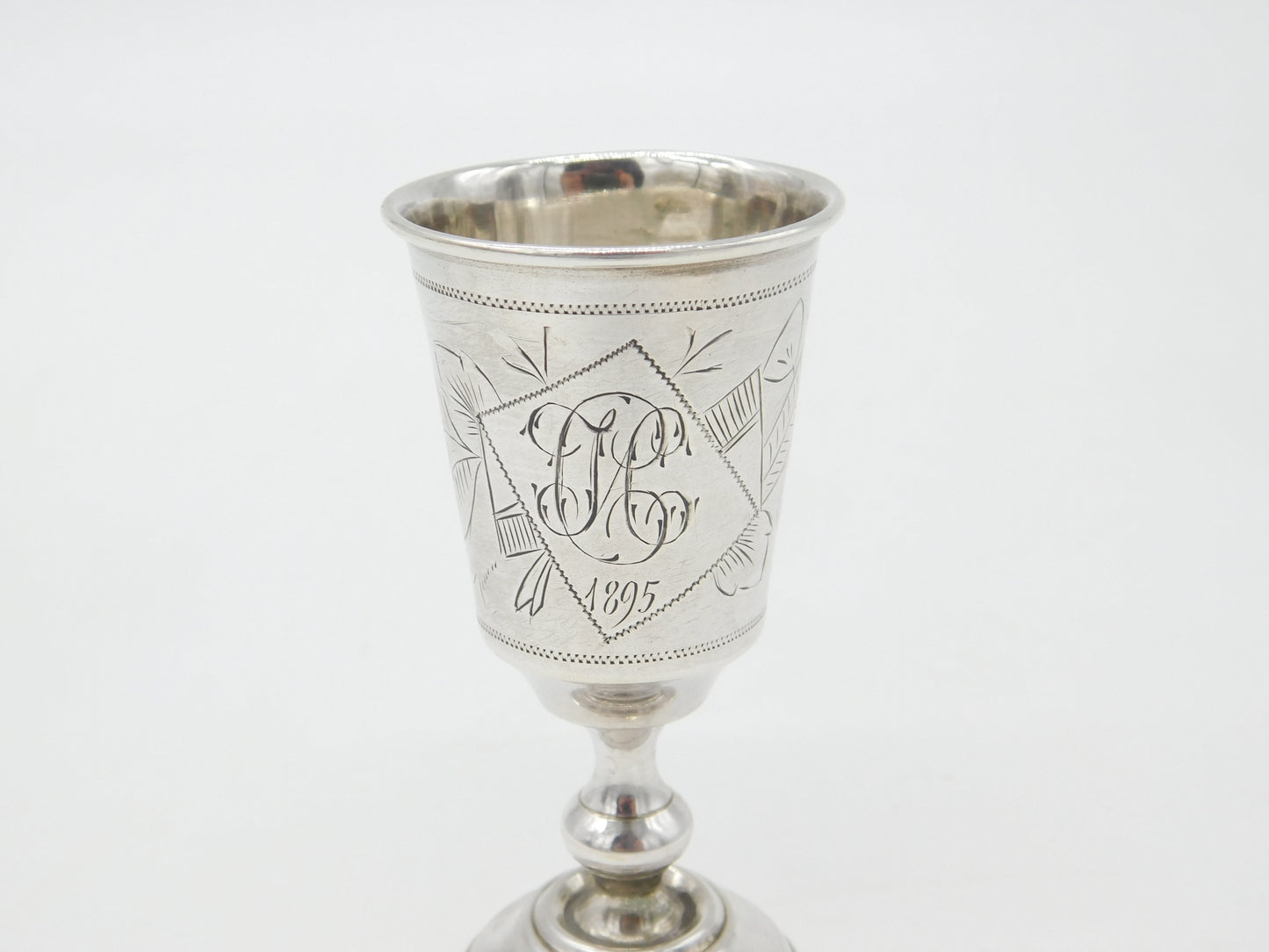 Anatoliì Apollonovich Artsibashev Russian Silver Kiddush Cup Antique 1895 Victorian