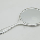 Liberty & Co. Sterling Silver & Turquoise Hand Mirror Antique 1942 Birmingham