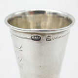 Anatoliì Apollonovich Artsibashev Russian Silver Kiddush Cup Antique 1895 Victorian