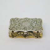 Nathaniel Mills Victorian Sterling Silver Vinaigrette Antique 1846 Birmingham AF