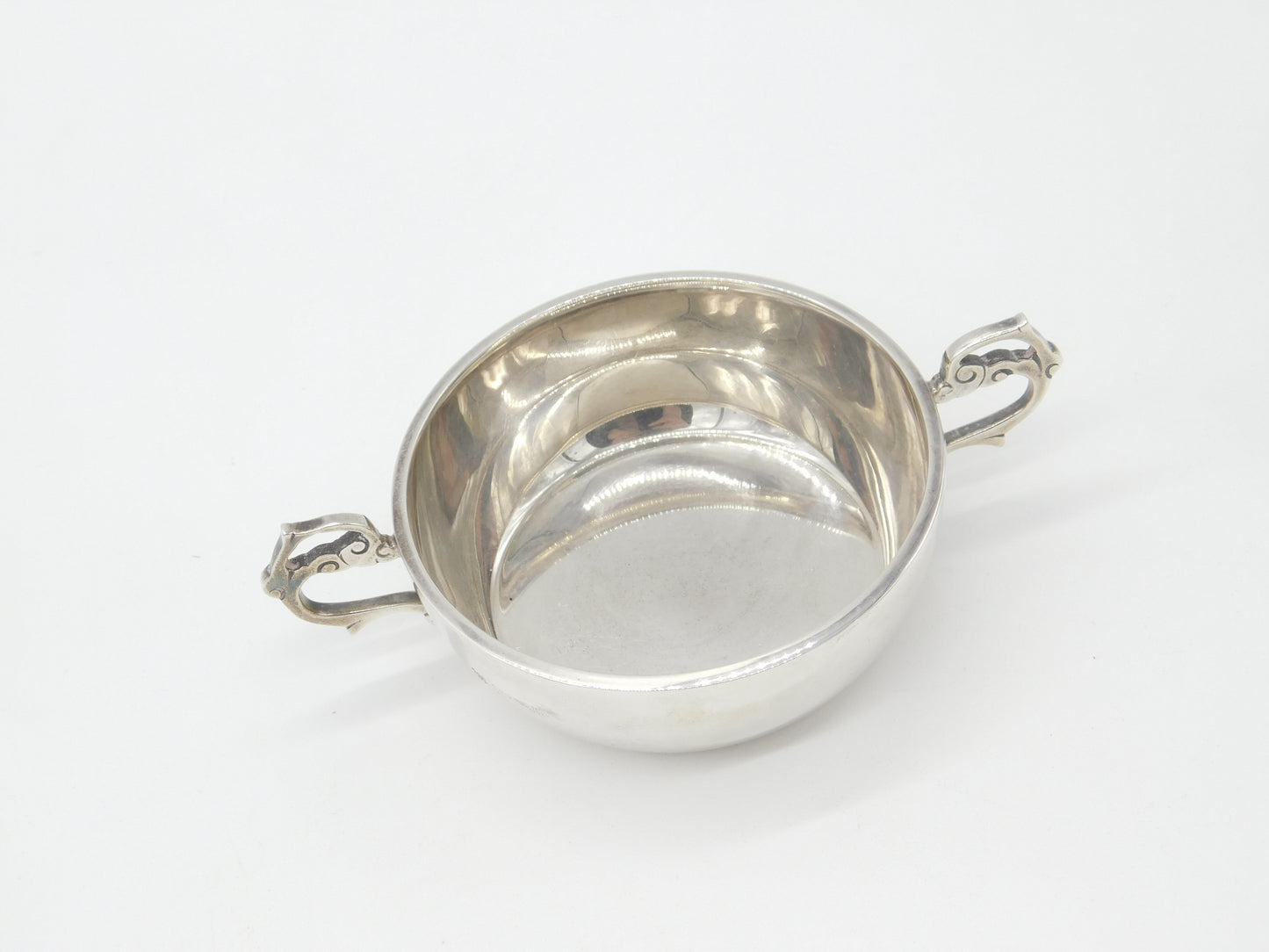 Sterling Silver Celtic Handle Drinking Quaich Cup Vintage 1996 Birmingham