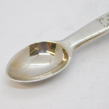 Victorian Sterling Silver Double-Ended Medicine Spoon Antique 1886 London