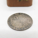 King George III Sterling Silver Shilling Coin Fine Condition Antique 1787