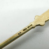 Liberty Boxed Sterling Silver Gilt & Enamel Teaspoons Set Antique c1920s