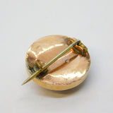 Georgian 9ct Gold, Pearl, Carved Sardonyx Cameo Brooch Pin Antique c1820