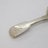 William IV Sterling Silver 'E' Initial Tea Caddy Spoon Antique 1833 London
